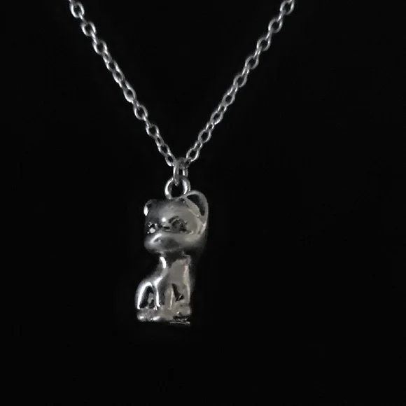 Coach Silver Chain with‎ Cat Charm